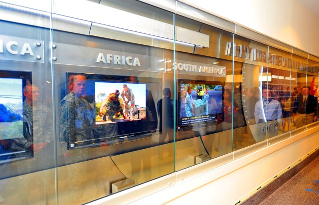 Logistics unveils Pentagon display