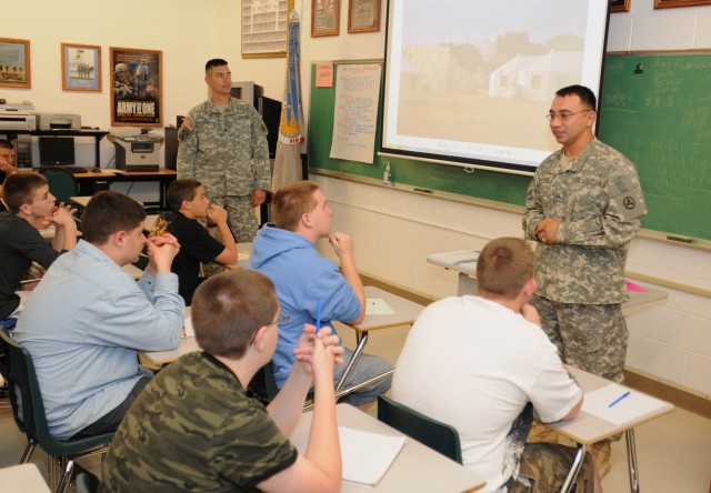 Sustainers share Haiti experiences with North Bullitt High JROTC