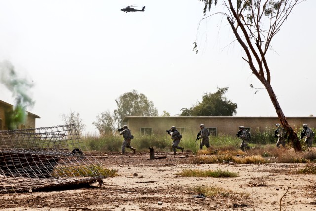 Iraqi security forces keep U.S. drawdown on track