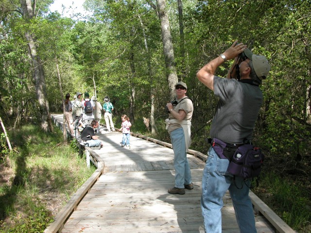 Bird-watching is popular on Fort Bragg All American Trail