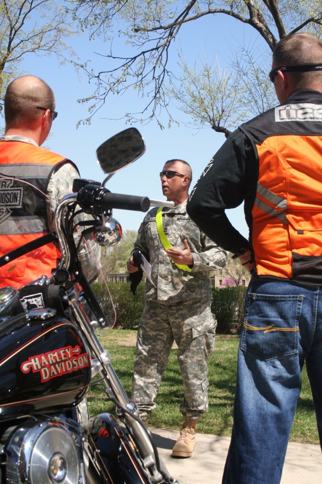 Military Police conduct motorcycle mentorship