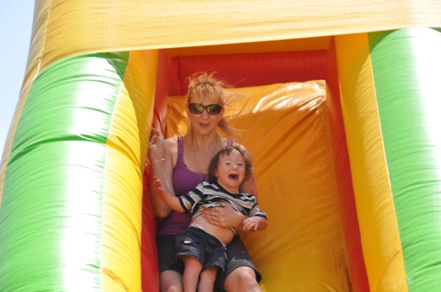 Fun fair delights military children