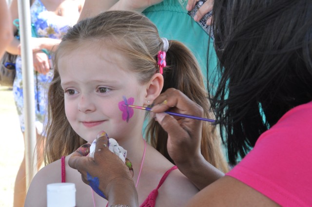 Fun fair delights military children