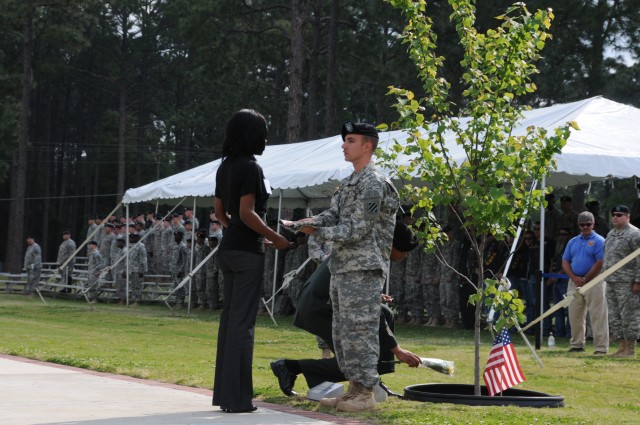 Sgt. Aaron M. Arthur Warriors Walk dedication