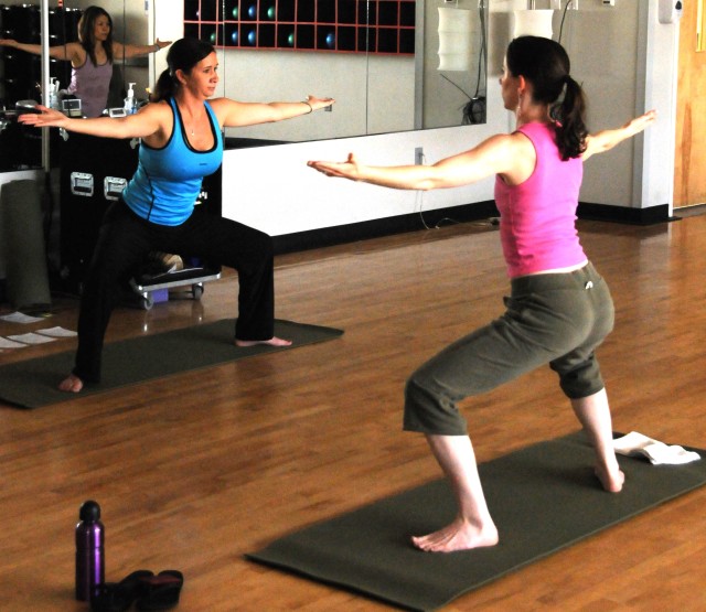 Melt away stress through yoga exercise