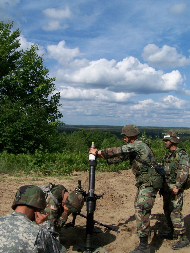 Military training at Fort Custer Training Center