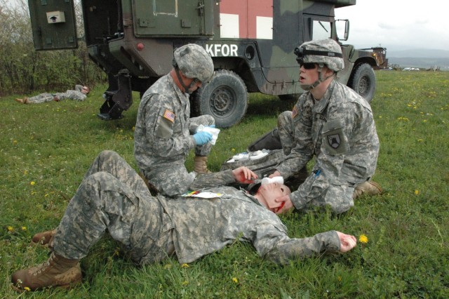 Exercises test revamped mass casualty plan at Bondsteel hospital