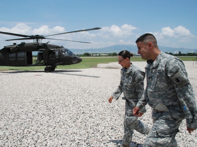 Reenlistment at 350 Feet above Port-au-Prince, Haiti