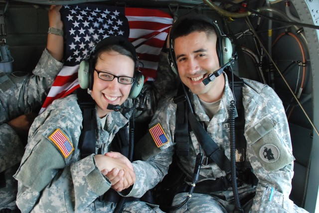Reenlistment at 350 Feet above Port-au-Prince, Haiti