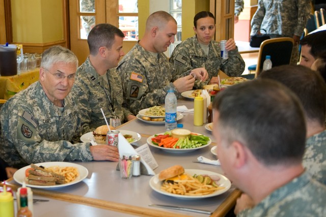 Lunch with Soldiers