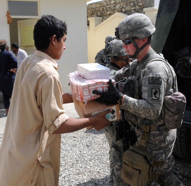 Task Force Rock Soldiers Prepare for Medical Outreach