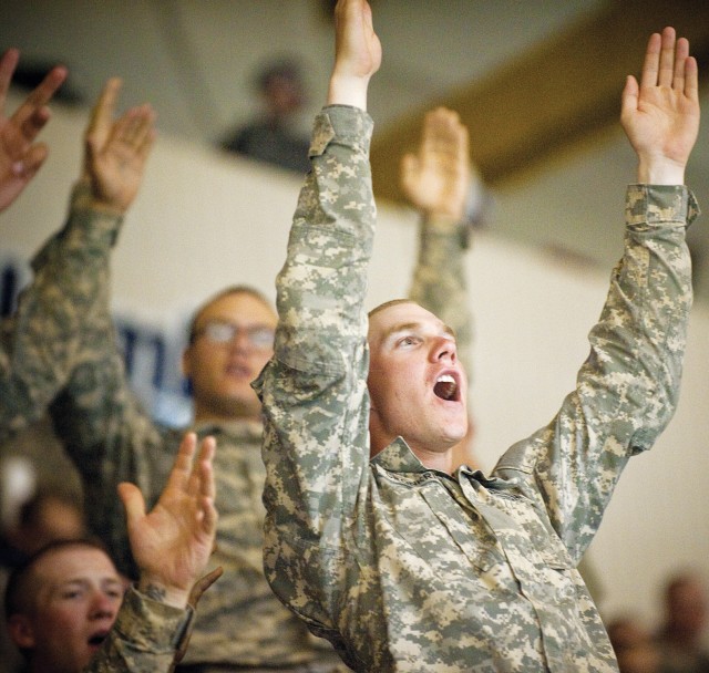 Columbus Lions treat military to a football game