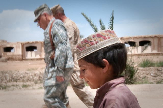 CSA with Afghan child
