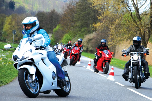 Motorcycle safety: ADAC course gives community members practical training