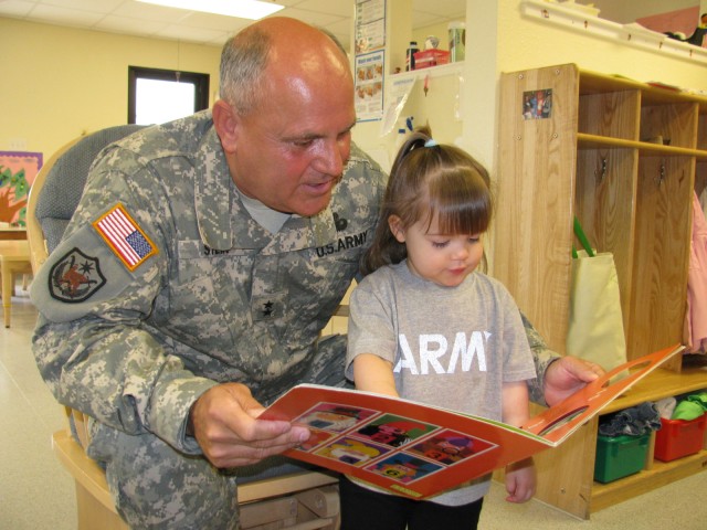 Senior Commander celebrates Month of the Military Child with young readers