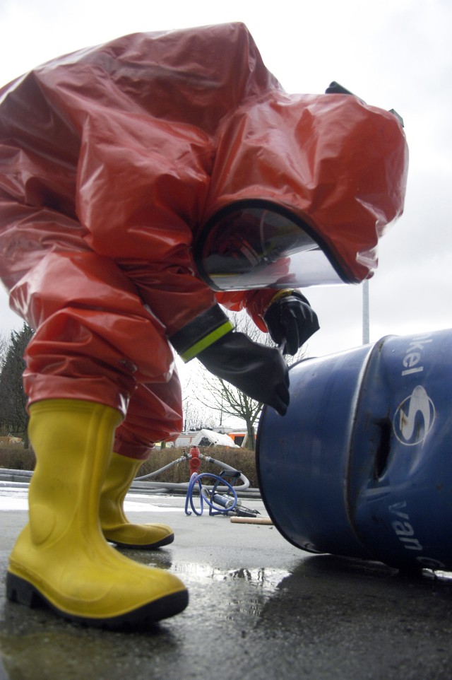 Brussels hazmat exercise