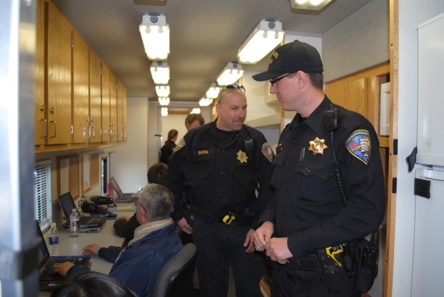 Inside Deployable Tactical Operations Center&#039;s emergency response vehicle