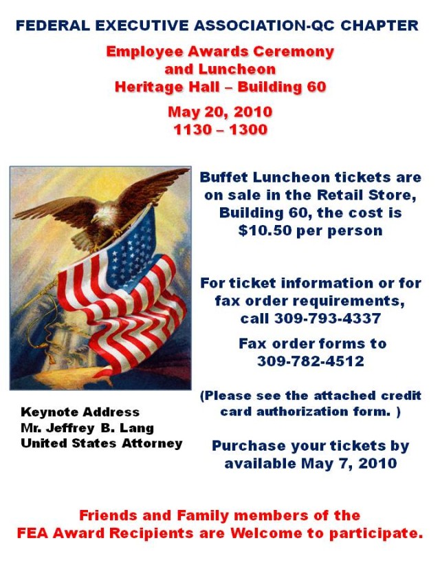FEAQC Employee Awards Ceremony and Luncheon (Advertisement)