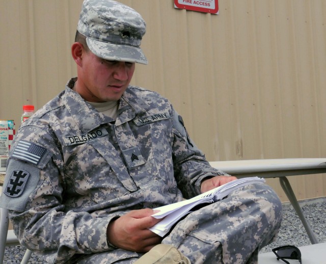 Sgt. Richard Delgado from the 62nd Chemical Company