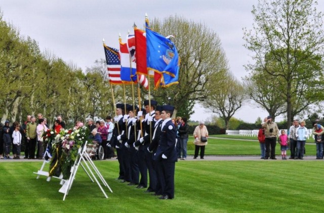 AFNORTH International School JrROTC Color Guard