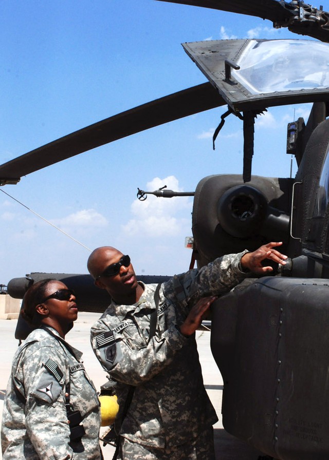 AH-64 Apahce attack helicopter