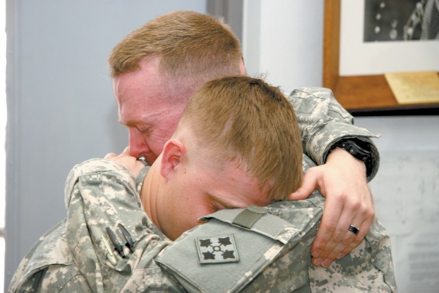 Combat medic receives Purple Heart