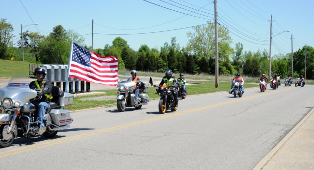 Sustainers participate in Motorcycle Safety Day