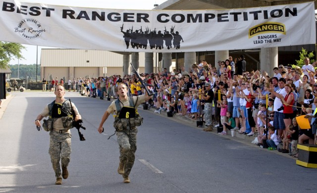 Winners cross the finish line