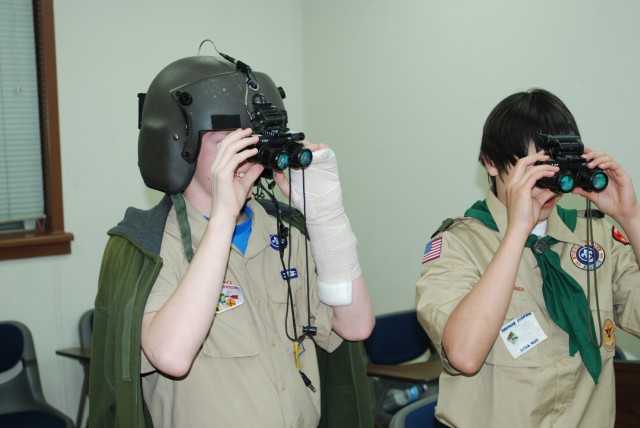 Assault battalion hosts Boy, Cub Scouts night at K-16 Air Base