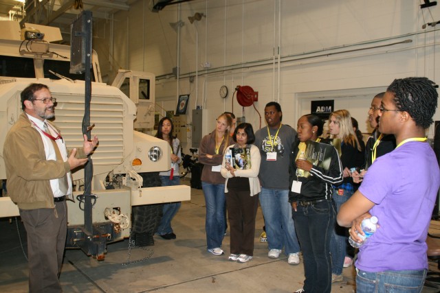 Students visit Army chemical, biological center