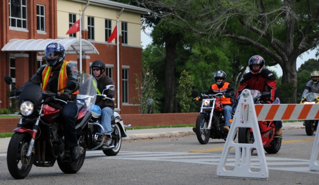 Fort Rucker riders rev engines for motorcycle safety awareness