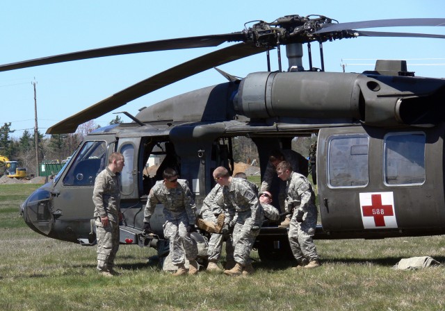 FORT DRUM, N.Y. - In an effort to enhance expeditionary medical readiness capabilities and improve emergency care in a combat environment, Soldiers of 511th Military Police Battali