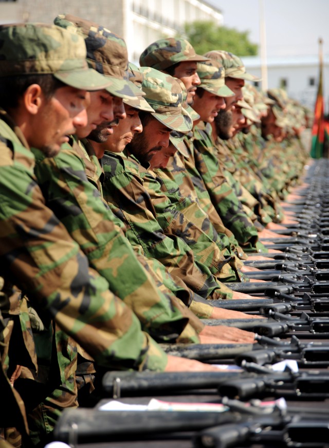 Afghan National Army troops receive vital training