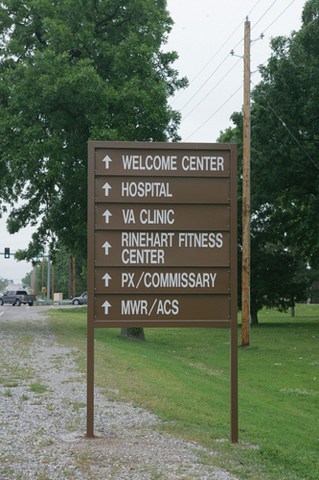 Welcome sign