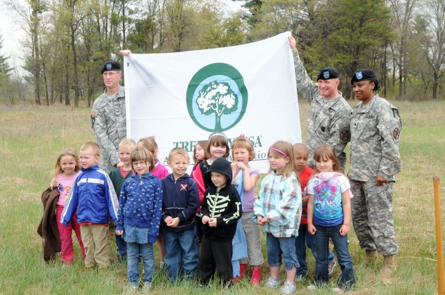 Youth help Fort McCoy observe Earth Day, Arbor Day