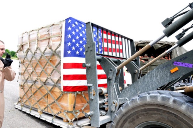 Pallet of tents