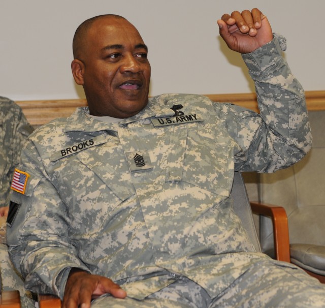 Senior Ordnance Sgt. Maj. visits Sustainers
