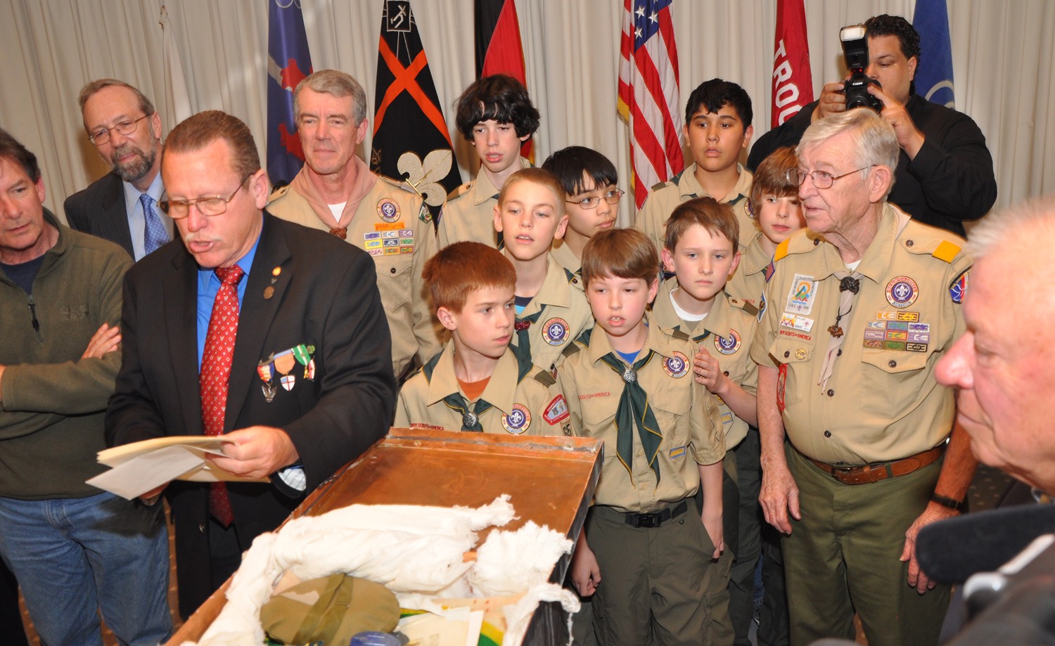 Boy Scouts open 50-year-old time capsule to celebrate 100 years of