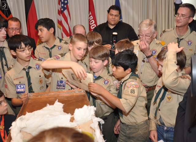 Boy Scouts open 50-year-old time capsule to celebrate 100 years of Scouting