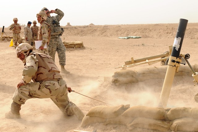 Releasing a mortar