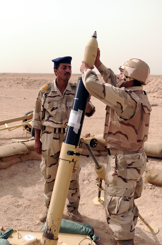 loading a mortar
