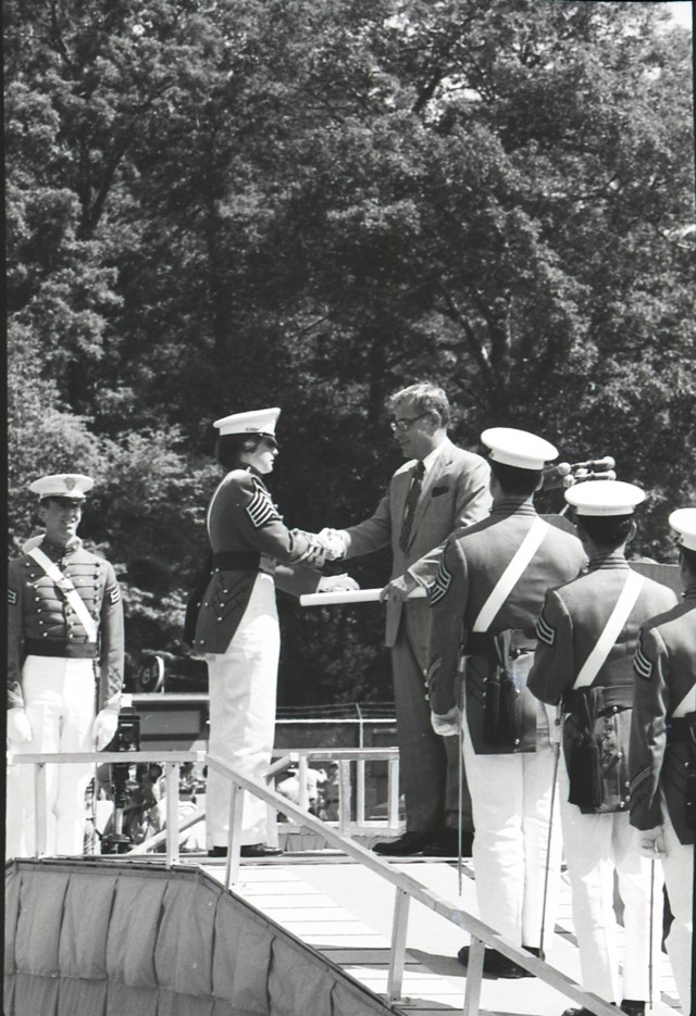 First coed West Point graduating class