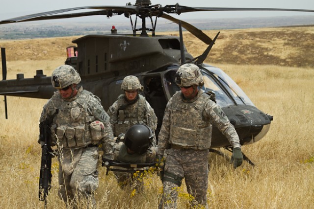 3rd ID ground troops depend on aviation unit out of Germany