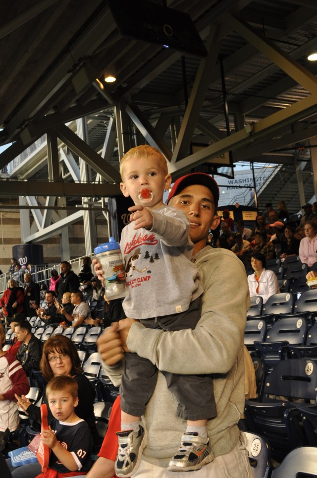 Nationals host night out for military families