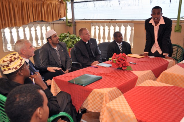 U.S. military chaplains visit East African leaders