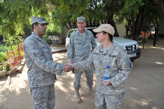 U.S. military chaplains visit East African leaders