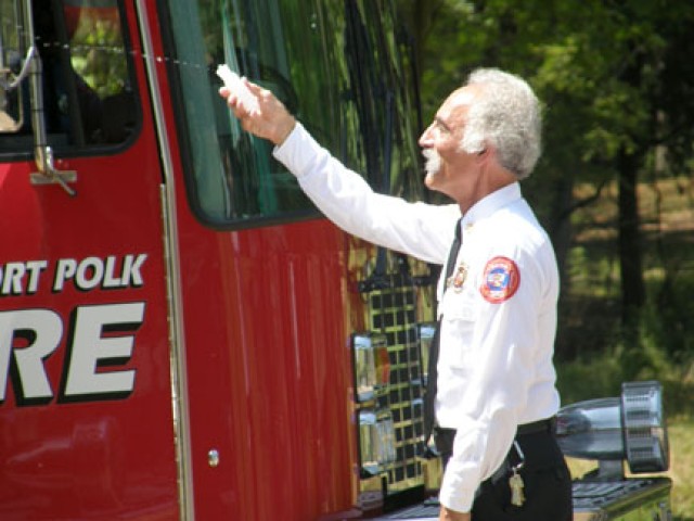 Fort Polk celebrates DES fire engine fleet dedication 