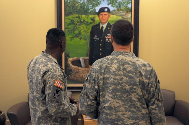 Brig. Gen. William Gothard visits Fort Jackson, S.C.