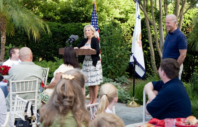Vice President Joe Biden and his wife, Dr. Jill Biden