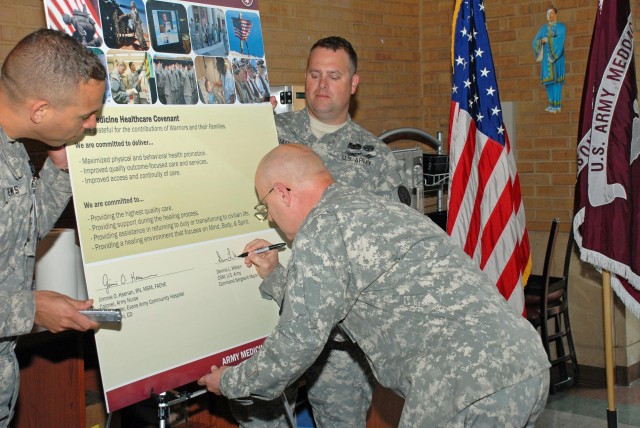 Evans Army Community Hospital signs Army Medicine Healthcare Covenant